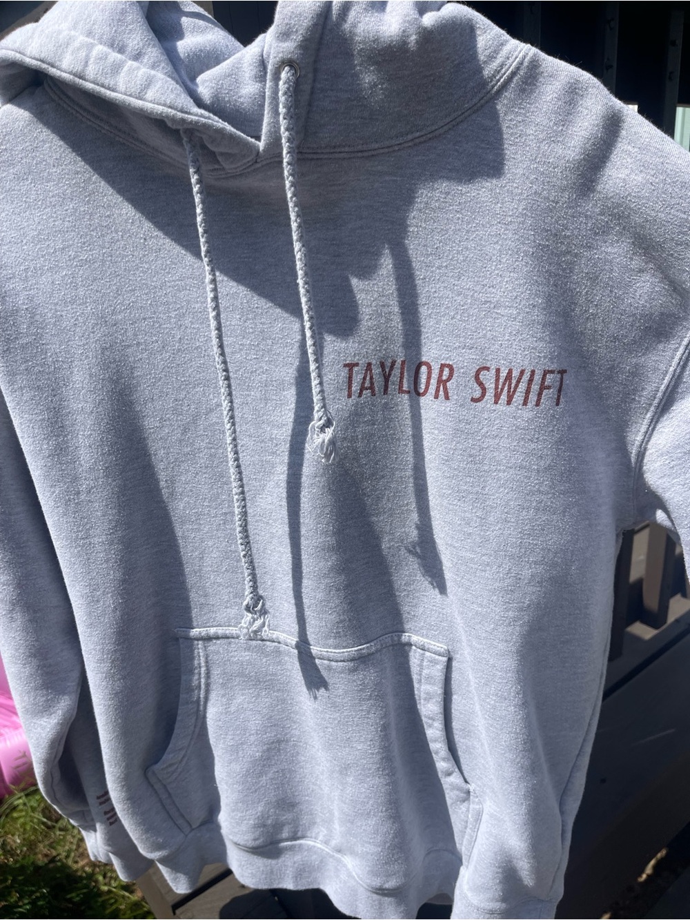 Taylor Swift official merchandise Light Gray Hoodie Sweatshirt